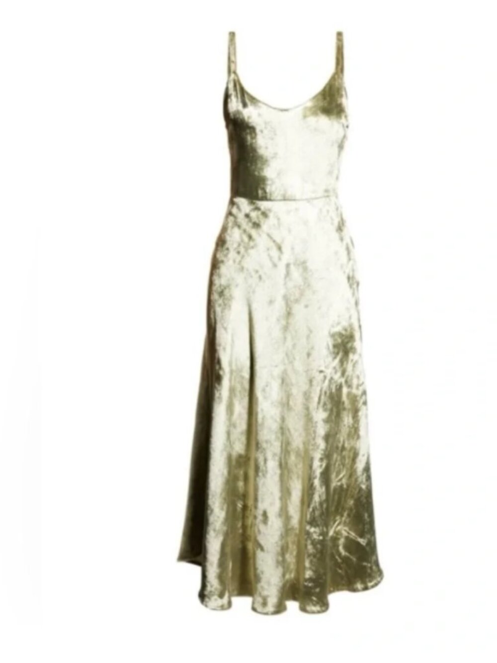 VINCE green midi cocktail dress. Elegant velvet midi dress